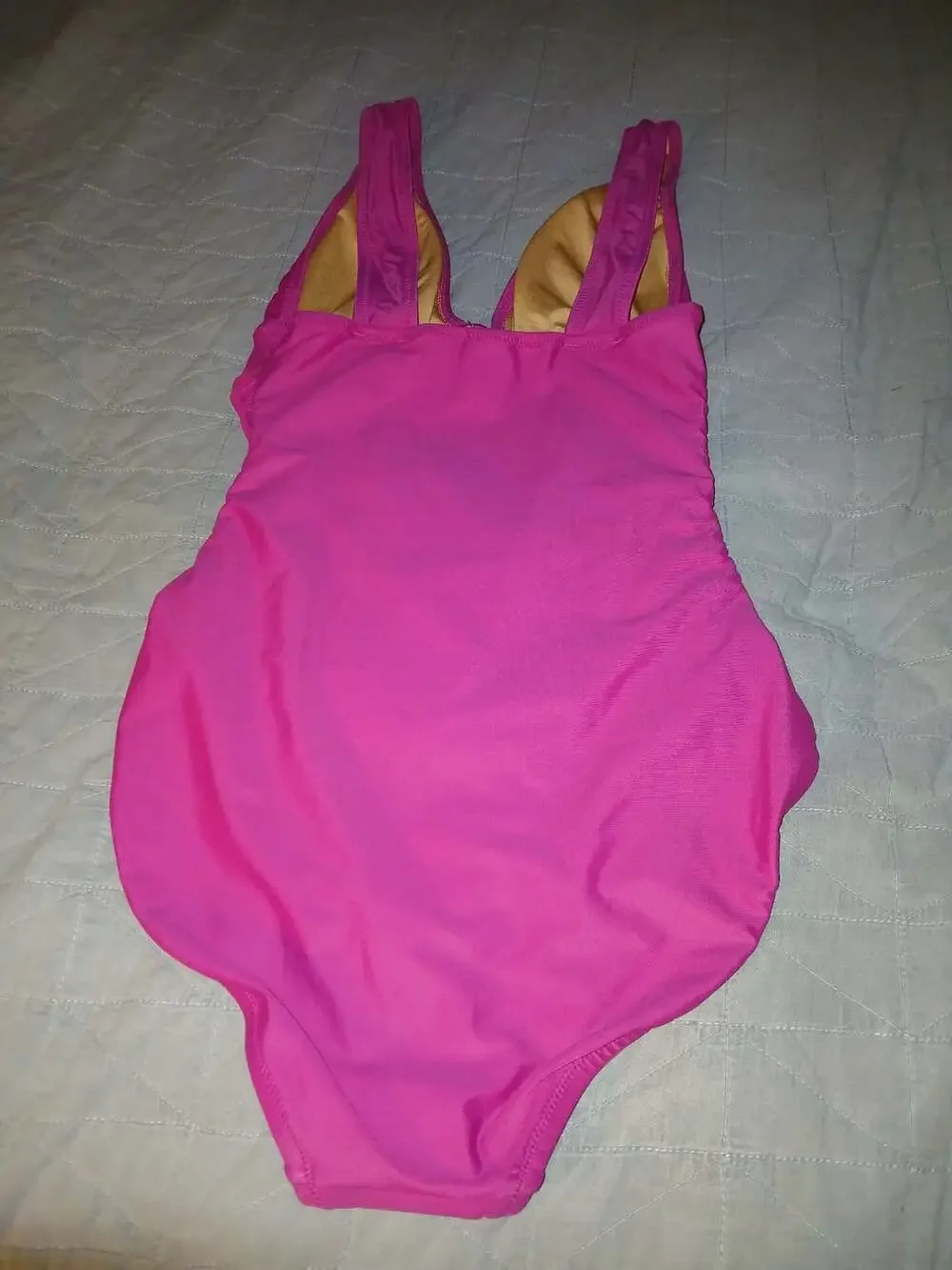 J.Crew Ruched One-Piece Swimsuit Pink Size 4